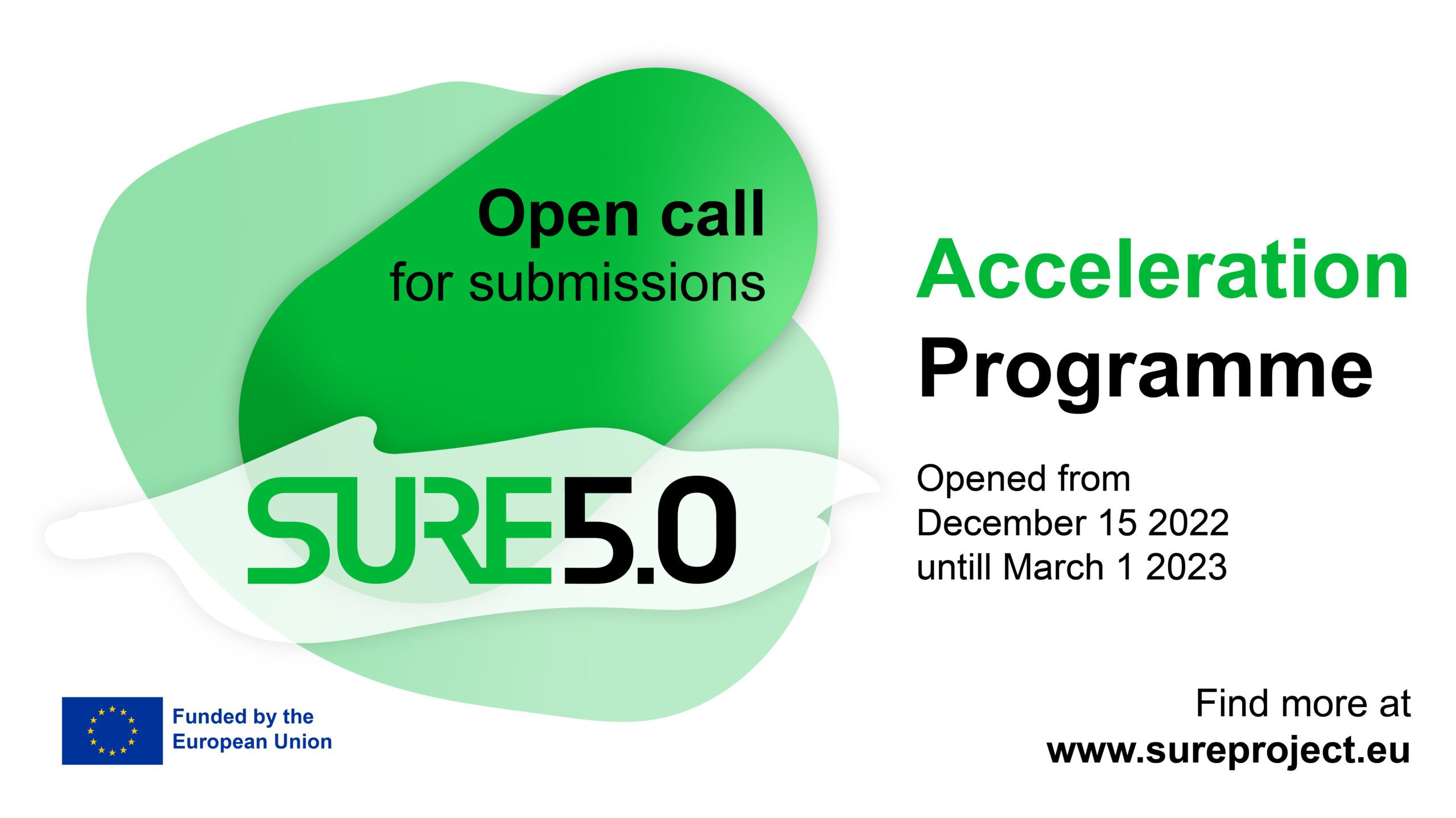 SURE5.0 is launching its first Acceleration Programme to support SMEs in their transition towards industry 5.0