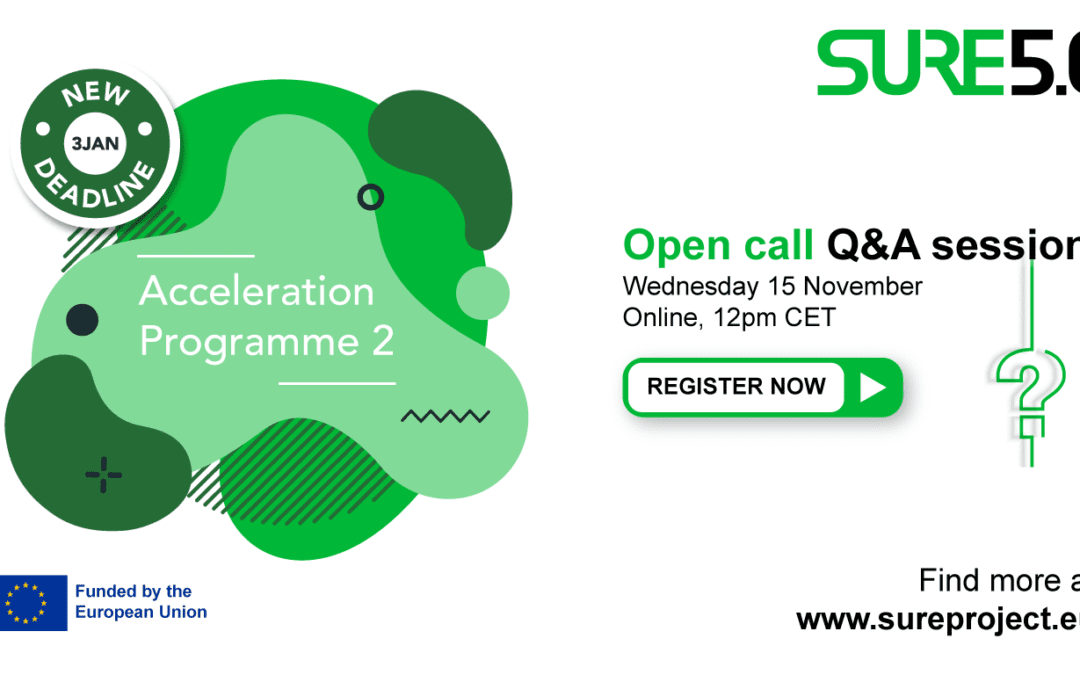 Join SURE5.0’s Q&A Session: A Second Chance for Acceleration Programme 2