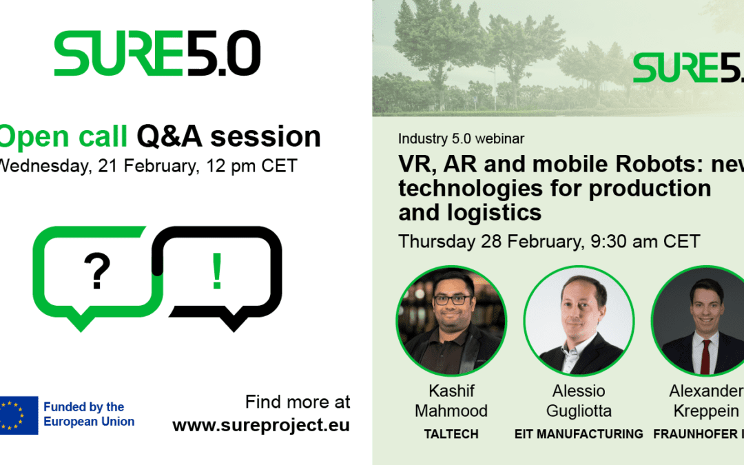 Last Q&A session and new webinar to explore innovations in production and logistics